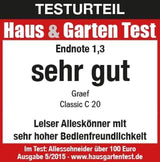 GRAEF Classic C20 Multifunktionsschneider, Schnitzel und Aufschnittmaschinen Naty Shop
