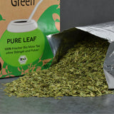 Delicatino – Natürliches grünes PURE LEAF 500G, Bio-Yerba Mate ohne Stiel, frisch und rauchfrei, biologisch angebaut, vakuumverpackt für maximale Frische