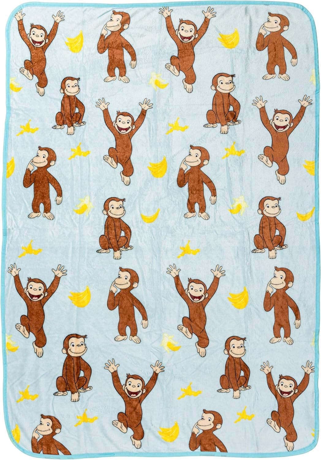 Silver Buffalo Garfield Hängedecke, Fleece, 114,3 x 152,4 cm. Betten und Decken Silver Buffalo Curious George Bananas