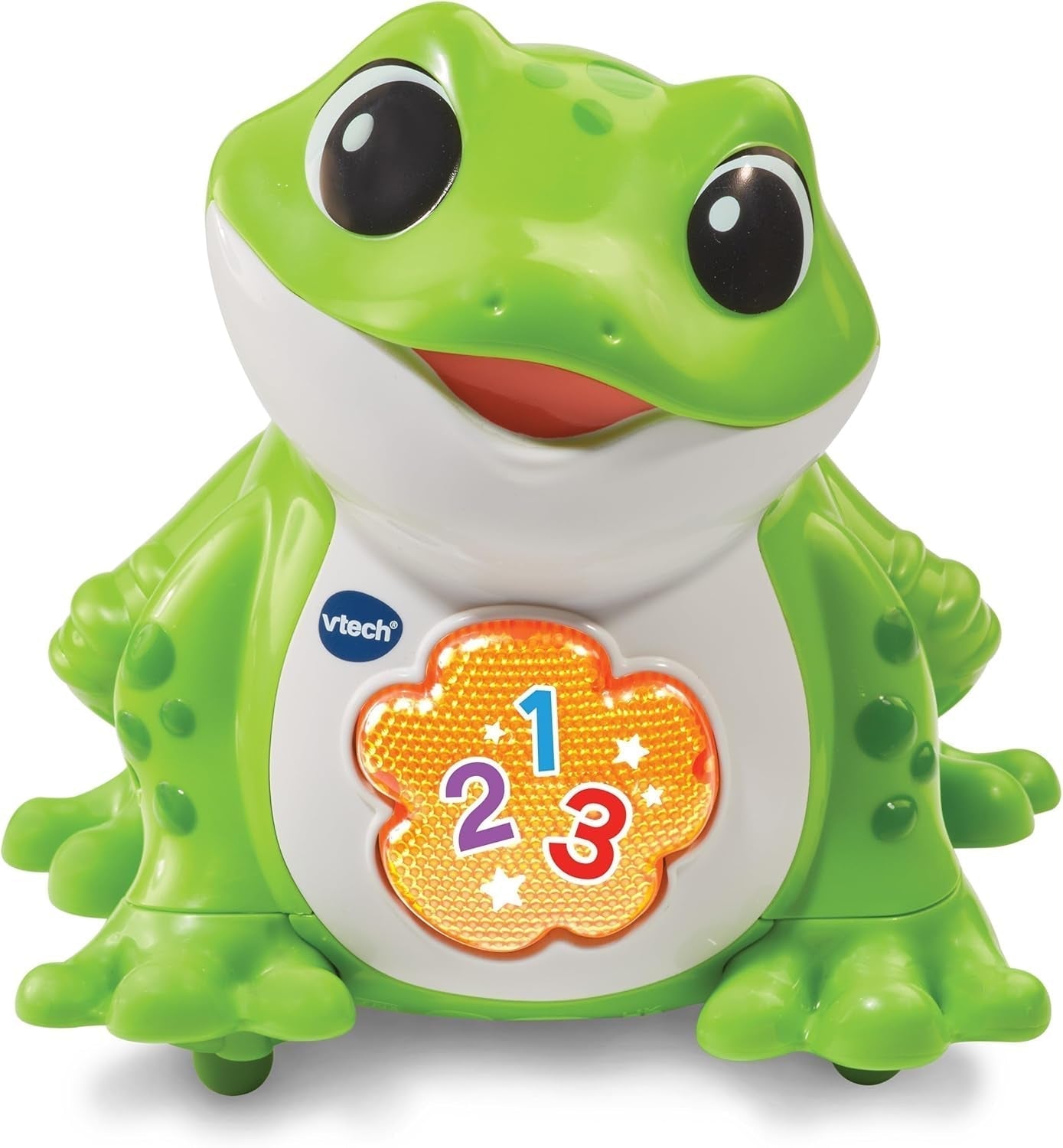 Vtech Baby Jumping Frog – Sprechender Springfrosch mit 3 Liedern und 12 Liedern – für 12–36 Monate Babyspielzeug Naty Shop Standardtitel