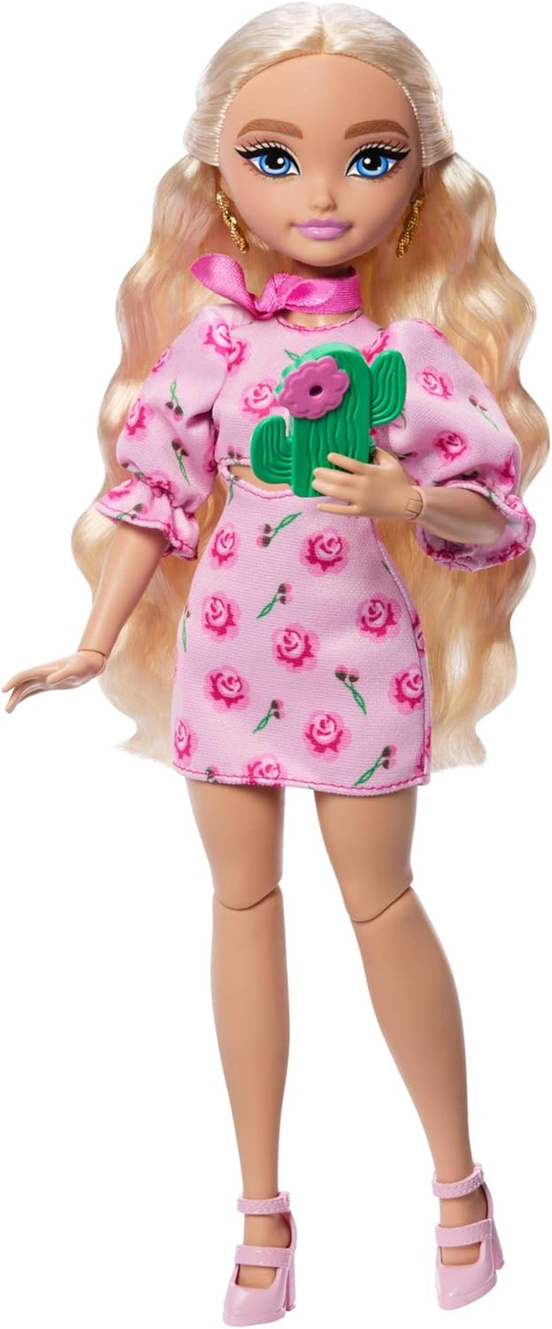 Barbie Dream Besties Festival-Looks-Set, mit Barbie Malibu-Puppe mit langen blonden Haaren zum Stylen und über 10 abnehmbaren Kleidungsstücken und Accessoires, JGH87