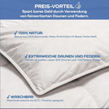 Komfortdecke, (90 Daunen / 10 Federn), weiß, 155 x 220 cm Steppdecken und Steppdecken Naty Shop