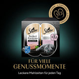SHEBA Perfect PORTIONS Pastete für Katzen mit Lachs, MSC-zertifiziert, 8 x 3 x (2 x 37,5g) = 225g (Verpackung wird aktualisiert)