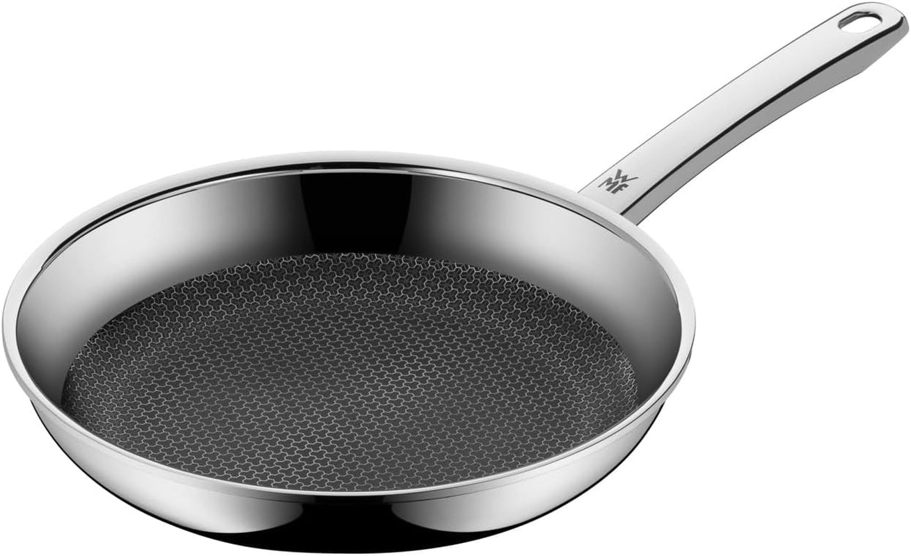 WMF Profi Resist Induktionspfanne 24 cm, Material mit Mehrschichtbeschichtung, Wabenstruktur, Edelstahlgriff, backofenfest. Töpfe und Pfannen Naty Shop 24 cm