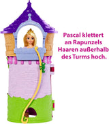 Disney Princess HMV99 – Beweglicher Rapunzel-Puppen- und Spielturm mit rundum Spaß, 6 Spielbereichen und 15 Zubehörteilen, inspiriert vom Disney-Film, Spielzeug für 3-jährige Puppen Naty Shop Dolls