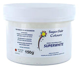 Sugarflair Superwhite Icing Bleach, Icing Bleach für Royal Icing, extra weiße essbare Lebensmittelfarbe – 150 g