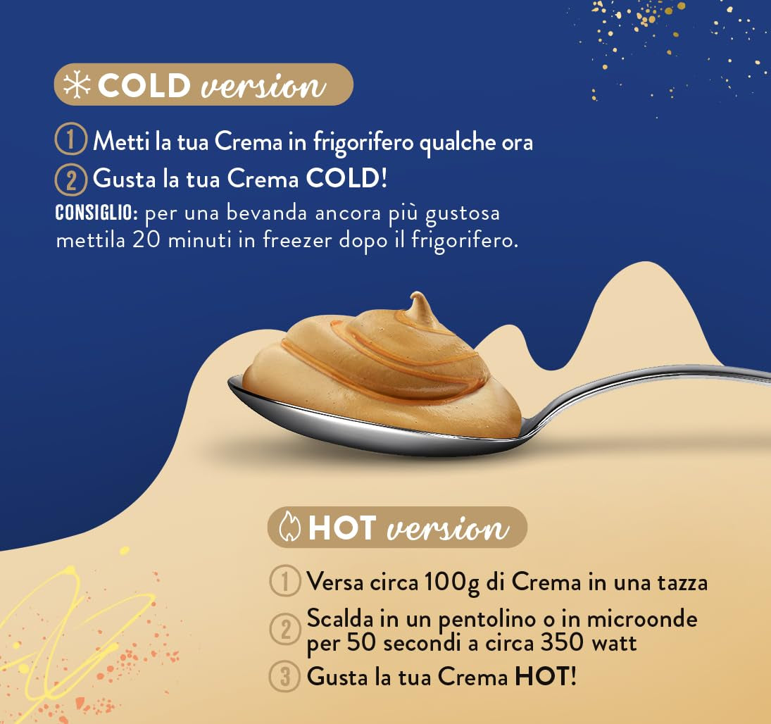 Caffè Borbone Baileys Kaffeecreme – Creme auf Milchbasis mit laktosefreiem, löslichem Kaffee, mit Baileys – laktose- und glutenfrei – 550-Gramm-Kartonpackung