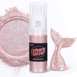 Essbarer Glitzer – 10 g, roségoldener Getränkeglitzer, essbares Glitzerpulver, Lebensmittelfarbpulver, Goldpulver, metallisches Glitzerpulver, Glitzerspray für Cocktails, Schokolade, Kuchen, Fondant