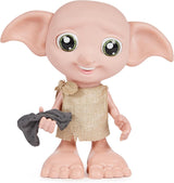 Spin Master 6067280 Wizarding World Harry Potter Magische interaktive Dobby-Elf-Sockenpuppe, 30+ Geräusche und Sätze, 21,6 cm, Kinderspielzeug, Schwarz