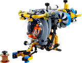 LEGO Technic Deep Sea Explorer U-Boot, Bauspielzeug für Kinder ab 9 Jahren, Jungen und Mädchen, kreative Geburtstagsgeschenkideen, baubares Fahrzeug mit rotierenden Propellern, 42201 Bausets. Besuchen Sie den LEGO-Store
