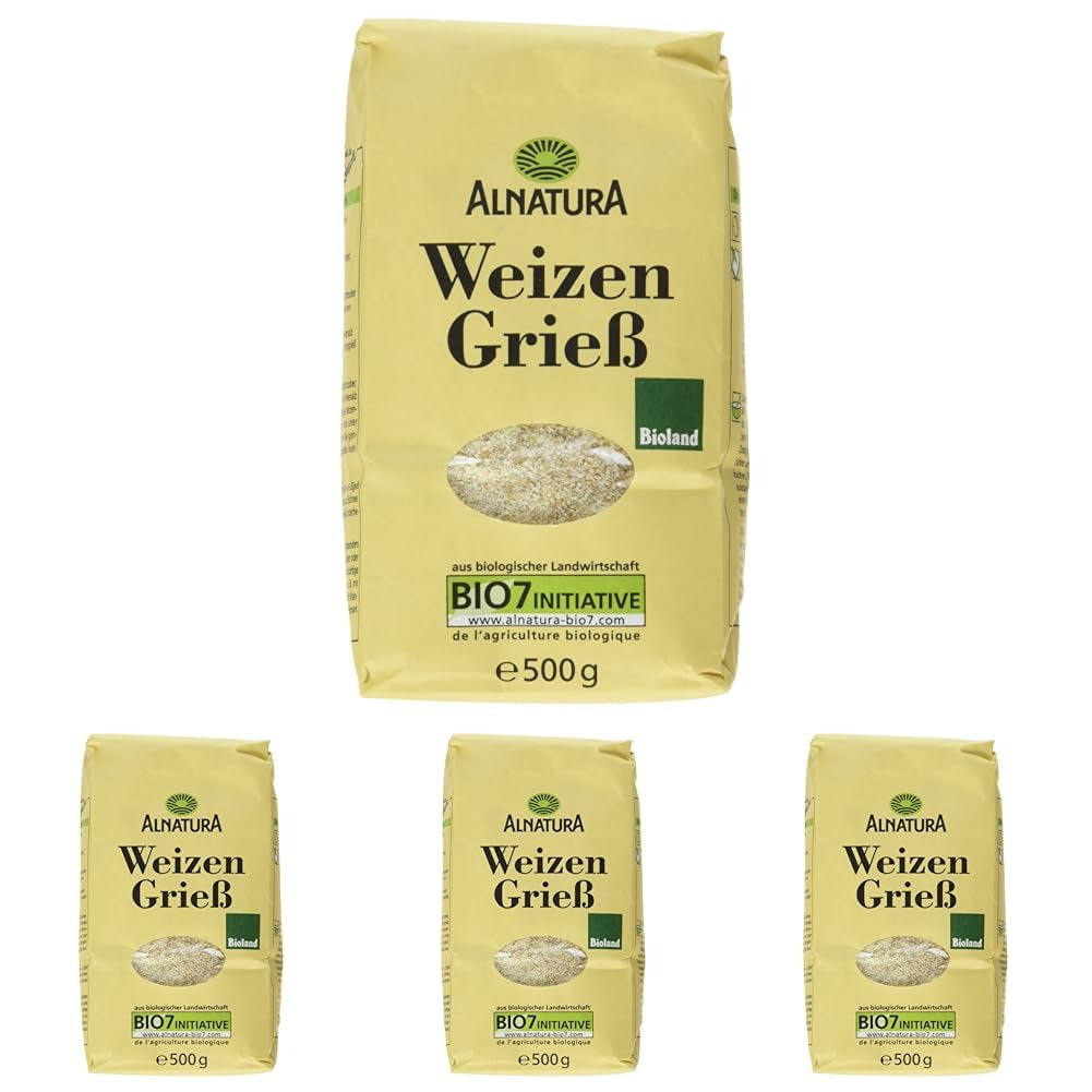 Bio-Weizengrieß, 500g (Verpackung kann variieren)