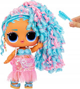 LOL. Überraschung! Big Baby Hair Hair Hair – SPLASH QUEEN – 27,94 cm große Puppe mit 14 Überraschungen, Accessoires zum Teilen und echten Haaren – Für Kinder und Sammler ab 4 Jahren