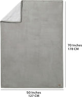 UGG 01465 Bliss Sherpa-Überwurfdecke, vollständig wendbar für Couch oder Bett, maschinenwaschbar, pflegeleicht, weicher Plüsch, übergroße Luxusdecken, 178 x 127 cm, Seal Naty Shop Bettdecken und Steppdecken
