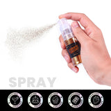 Essbarer Glitzer – 10 g, roségoldener Getränkeglitzer, essbares Glitzerpulver, Lebensmittelfarbpulver, Goldpulver, metallisches Glitzerpulver, Glitzerspray für Cocktails, Schokolade, Kuchen, Fondant