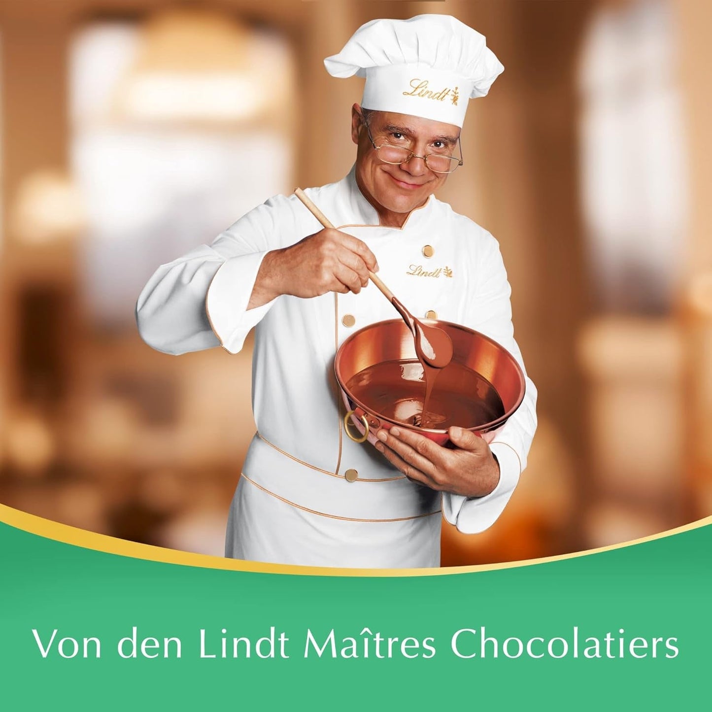 LINDOR Schokokugeln | 1 kg wiederverschließbarer Beutel | ca. 80 Vollmilchschokoladenkugeln mit Minzfüllung | Großpackung & LINDOR Salzkaramell-Schokoladenkugeln