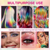 5 Farben Temporäre Haarfarbe für Kinder, waschbare Farbe, Mascara, Haarkreide, Salon-Haarfarbe, Naty Shop