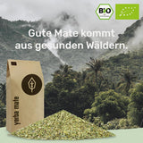BIO Yerba Mate Tee 1 kg ● Original ● Reif ● Ungeröstet ● Luftgetrocknet ● Rauchfrei ● Plastikfrei ● Fair Trade ● Mate-Tees aus Mate-Blättern, Mate-Stücken und Mate-Blatt-Pulver ● DE-ÖKO-006