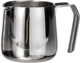 Cilio 0000201383 Latte Macchiato Karaffe, Edelstahl, Silber, 6,4 x 7,4 x 7,6 cm