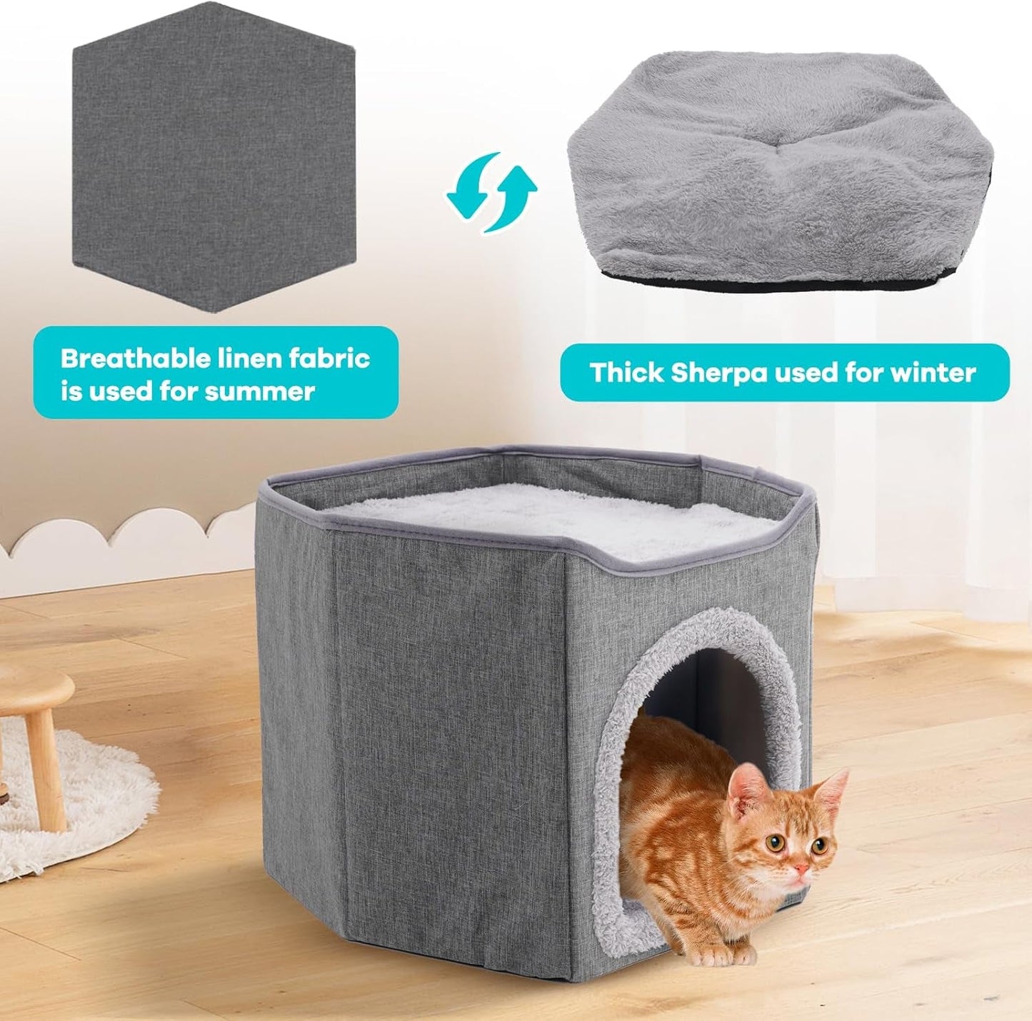 Decken und Möbel, Haustiere, Höhlen und Häuser, Katzen, Betten für Katzen, Katzenbetten, Matratzen