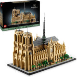 LEGO Architecture Notre-Dame De Paris, Sammlerstück für Erwachsene, Frankreich-Souvenir, Geschenk für Frauen, Männer, Weltenbummler und alle Geschichtsbegeisterten, Architekturmodell 21061 Bausätze Besuche den LEGO-Store Standardtitel
