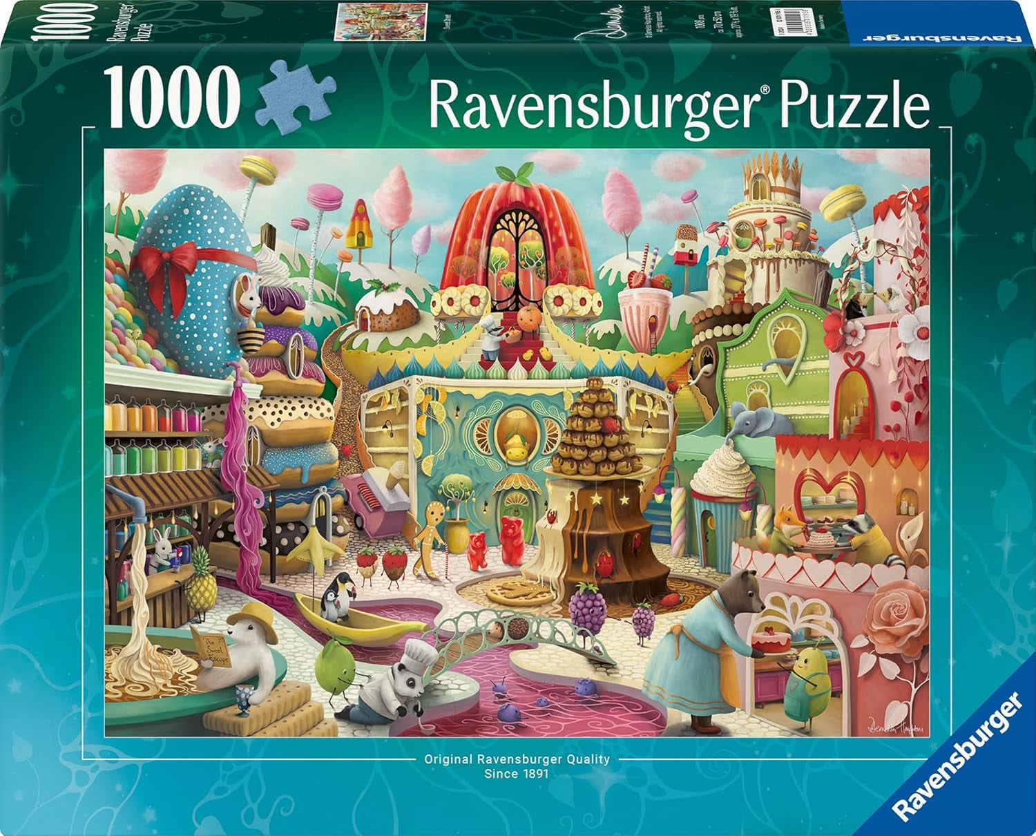 Ravensburger Puzzle 12001195 – Sweet Street – 1000-teiliges Puzzle für Erwachsene und Kinder ab 14 Jahren. Puzzle Naty Shop