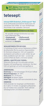 Tetesept Kids Cold Time Bath – Kinderbadezusatz für die kalte Jahreszeit mit 4 ätherischen Ölen, entspannend und wärmend, 125 ml Naty Shop