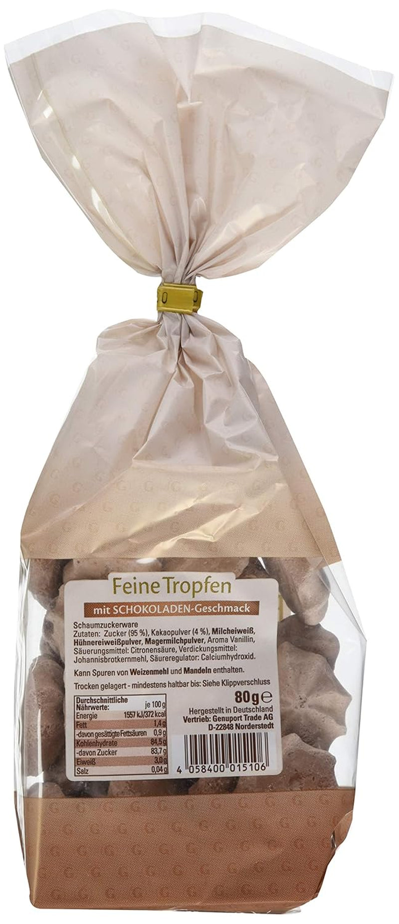 Feine Tropfen mit Schokoladengeschmack, 18er-Pack (18 x 80 g)