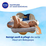 NIVEA BABY Soft & Cream Feuchttücher für Babys (4 x 57 Stück)