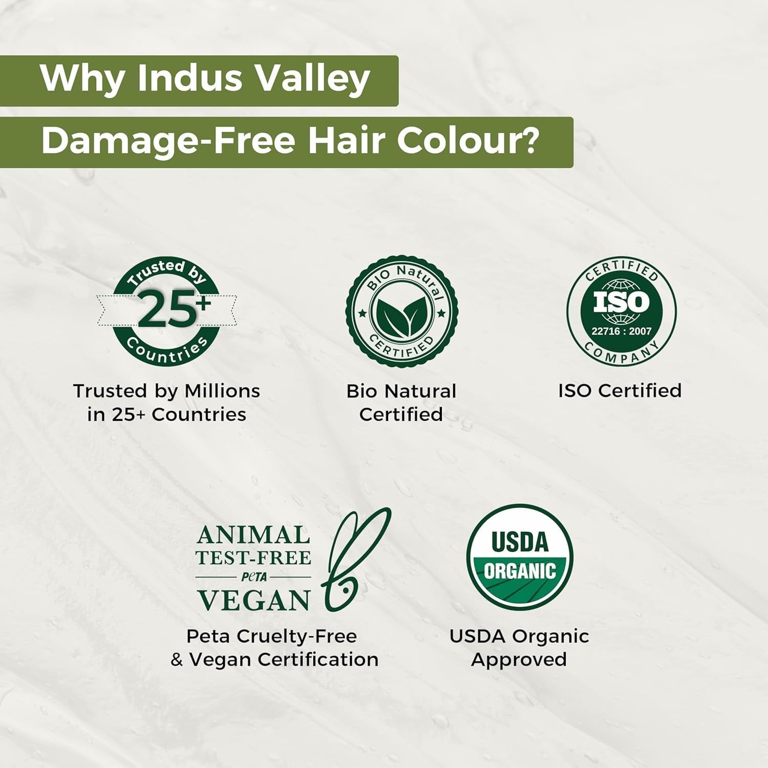Indus Valley Natural Damage Free Gel-Haarfarbe | Ammoniakfrei, vegan und tierversuchsfrei | Bis zu 100 % Grauabdeckung, langanhaltende Ergebnisse | Helles Kastanienbraun 5,0 (20 Gramm + 200 ml) Naty Shop Haarfärbemittel