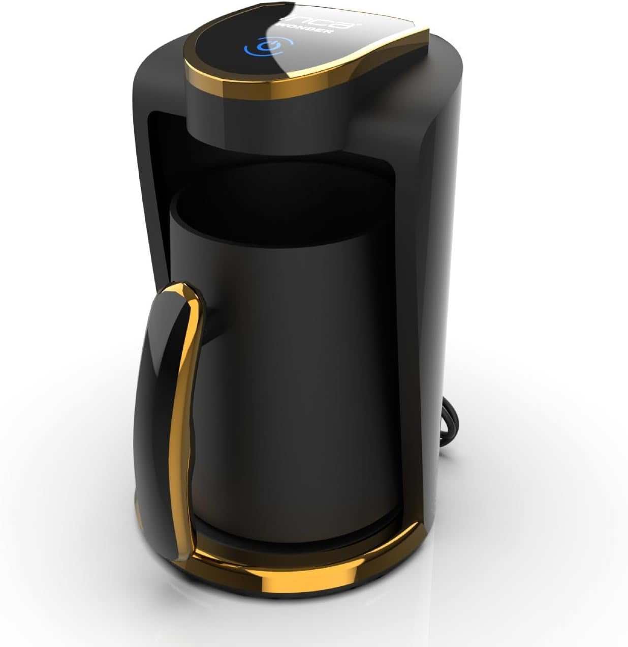 Türkisches Café Inca | Türk Kahve-Maschinen | 250 ml (1–4 Tassen) | 400W | IKM-01 | Schutz gegen Verschütten und Kochen ohne Wasser | Heizplatte aus Edelstahl | Automatisches Herunterfahren | Für einen perfekten türkischen Kaffee