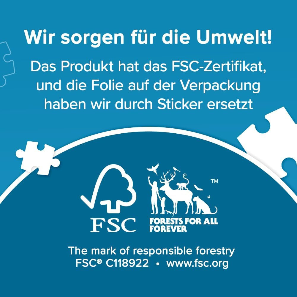 Trefl - Easypiece Puzzle: Insekten auf der Wiese - 300 Teile - große Teile, leicht zu puzzeln, für Erwachsene und Kinder ab 10 Jahren Puzzle Naty Shop