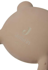 Jollein 101-001-67008 Beißring aus Naturkautschuk, Teddybär, Keks