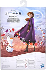 Hasbro Eiskönigin singende Anna-Musikpuppe im lila Kleid zu Disneys Die Eiskönigin 2, Spielzeug für 3-Jährige, 57237830, mehrfarbige Puppen, Naty Shop