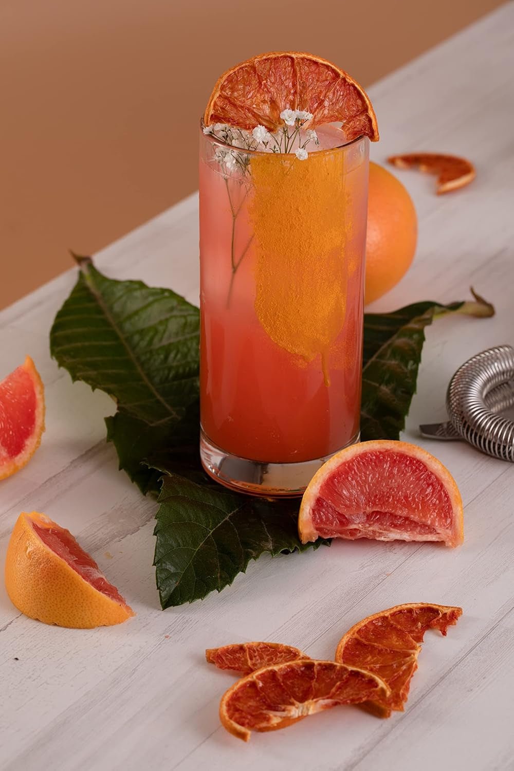 90gr getrocknete Grapefruit für Cocktails – Zuckerfreie Trockenfrüchte für Cocktails, Dekorationen, Süßwaren, Weihnachten, Getränke – 100 % natürlich, getrocknete Scheiben ohne Zusatzstoffe, dehydrierte Produkte Naty Shop