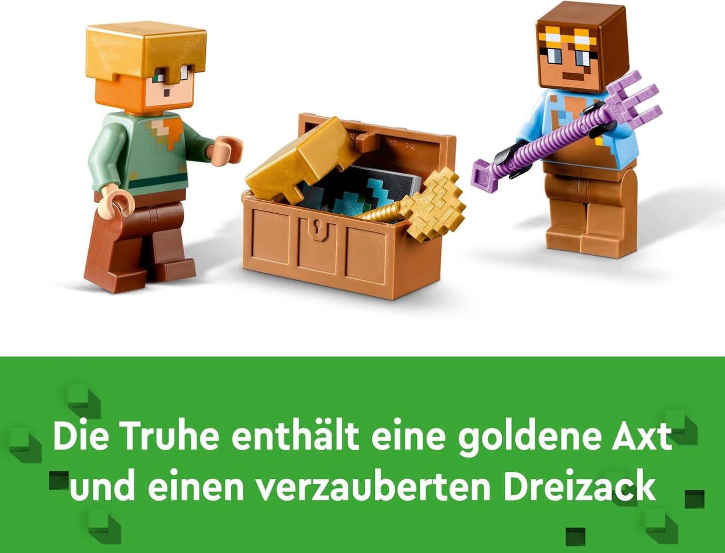 LEGO Minecraft The Armory Spielset mit Heldenfiguren, Spielzeugwaffen und Alex-Figur, Actionspielzeug für Jungen und Mädchen, Geschenk für Gamer und Kinder ab 7 Jahren 21252 Bausets Besuchen Sie den LEGO-Store