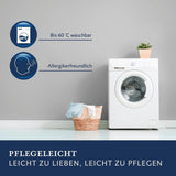 Billerbeck 5452280006 Daunenkissen S 03, ca. 80 x 80 cm, weiß, 1 Stück (1 Packung) Naty Shop Standardkissen