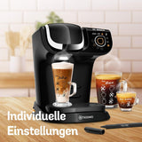 Tassimo My Way Espressomaschine mit 2 Kapseln TAS6502 mit Wasserfilter, 70+ Getränke, Getränkeanpassung, Kaffeevielfalt, einfaches Brühen, 1500 W, Schwarz