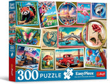 Trefl – Easypiece Puzzle: Briefmarken – 300 Teile – große Teile, einfaches Puzzle, für Erwachsene und Kinder ab 10 Jahren. Puzzle Naty Shop Standardtitel