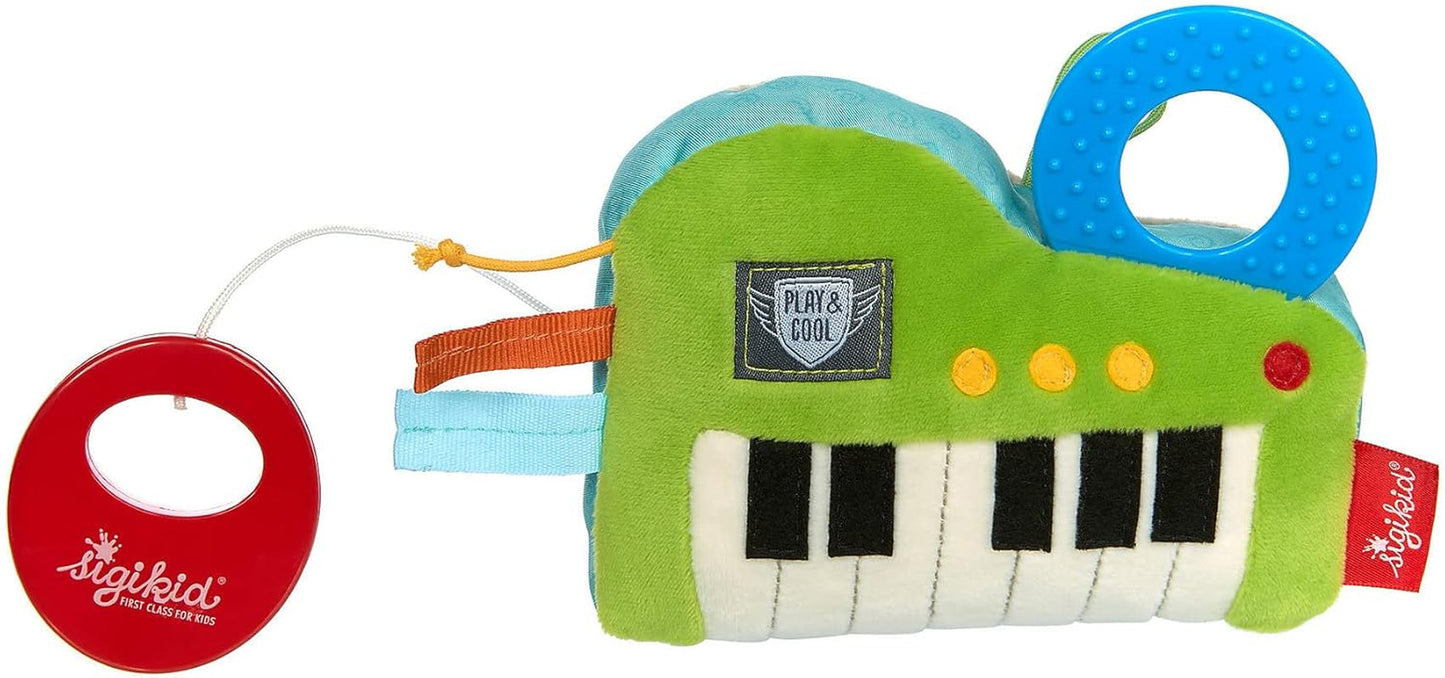 SIGIKID 42659 Spieluhr-Tastatur für Elise Play & Cool, Mädchen und Jungen, Babyspielzeug, empfohlen ab der Geburt, grün/blau, Spielzeug Bebe Naty Shop, grün/blau