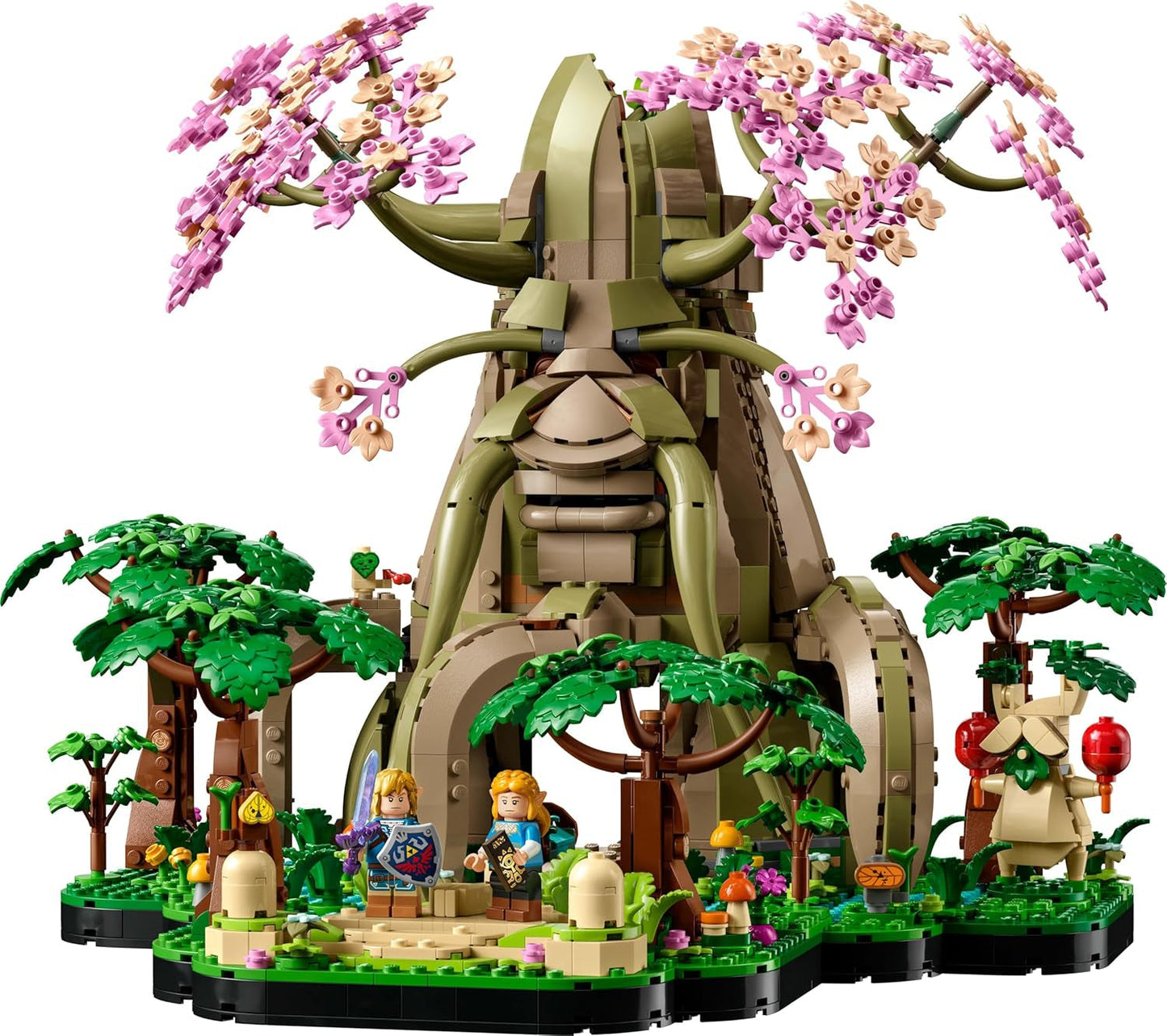 LEGO The Legend of Zelda Deku Tree 2-In-1 – Sammelstück mit Prinzessin Zelda und 3 Link-Minifiguren – Bauset für Erwachsene und Geschenkidee für Videospielfans – 77092 Bausets Besuchen Sie den LEGO-Store