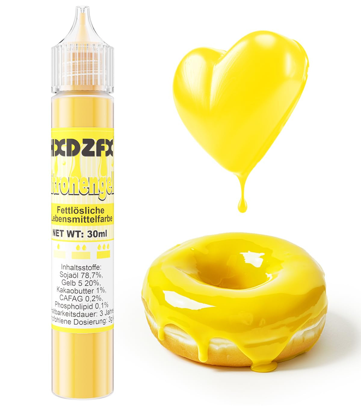 Fettlösliche Lebensmittelfarbe – 30 ml konzentrierte Lebensmittelfarbe auf Ölbasis für Schokolade, Lebensmittelfarben-Set für Kuchendekoration, Fondant, Buttercreme, Backen, Basteln (Marineblau)