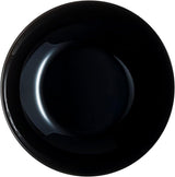 Arcopal Zelie Tafelservice aus schwarzem Glas, 12-teilig, 4 Plätze, schwarz