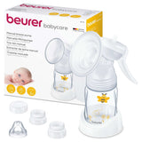 Beurer Babycare, Handmilchpumpe, inklusive Flasche mit Anti-Kolik-System, Zubehör Essen und Stillen Bebe Naty Shop