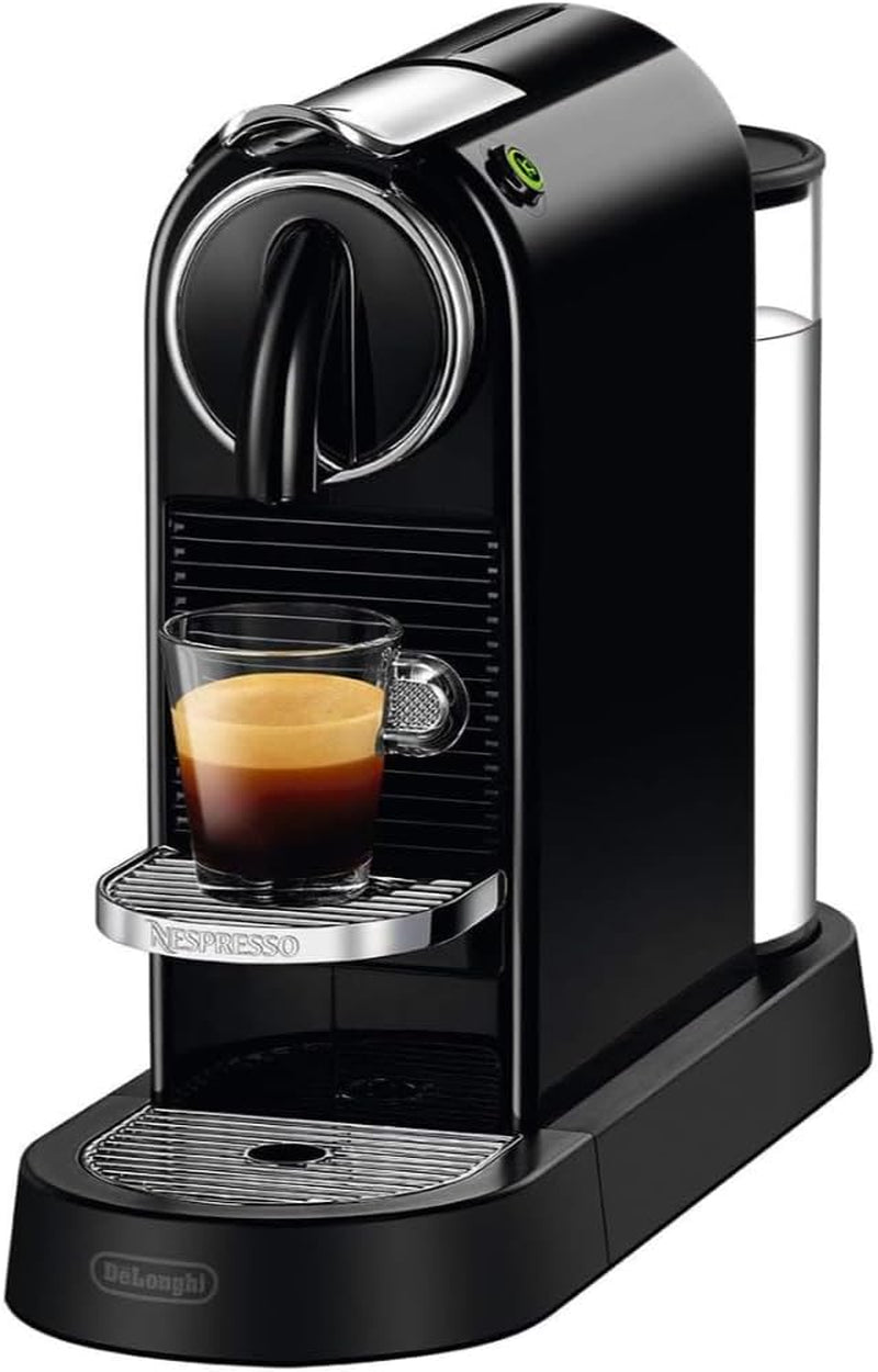 Nespresso EN167.W Citiz Kapsel-Espressomaschine, Hochdruckpumpe und ideale Temperaturkontrolle, ohne Aeroccino (Milchschäumer), Energiesparfunktion, 1260 W, Cremeweiß, 37,4 x 11,9 x 25,5 cm