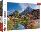 Trefl, Puzzle, Alpen im Sommer, 2000 Teile, Premium-Qualität, Für Kinder ab 12 Jahren Puzzle Naty Shop Standardtitel