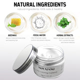 Temporäre Haarfarbe, Styling-Haarton für Männer und Frauen, natürliche Haarpomade, Haarfärbewachs für Party, Cosplay und Halloween, 4,23 oz (Silbergrau) Naty Shop Haarfärbemittel