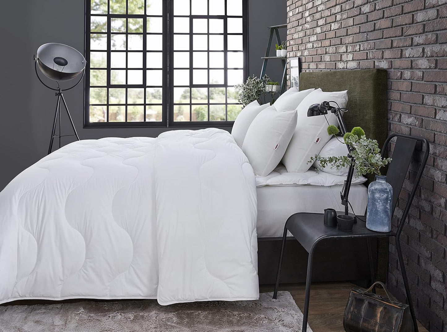 DODO | Elu-Produkt des Jahres 2023 L Steppdecke, 220 x 240 cm, für Doppelbett, sehr weich, recycelt, maschinenwaschbar bei 40 °C Bettdecken und Steppdecken Naty Shop