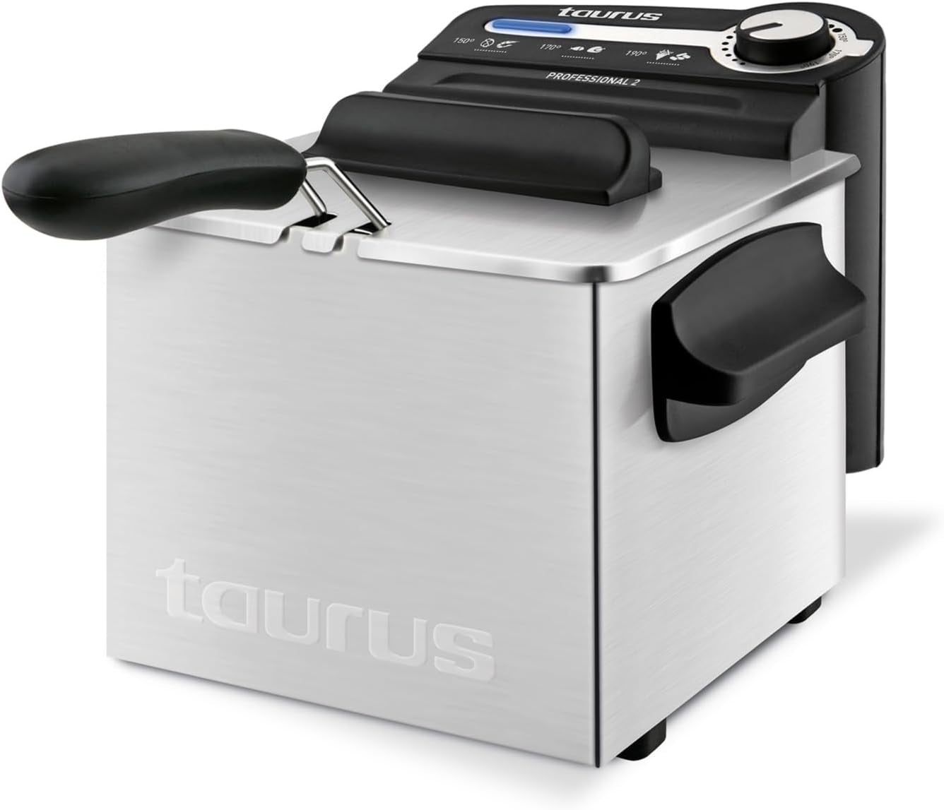 Taurus Professional 2 plus - Ölfritteuse, 2 Liter, 1700 W, 18/8 Edelstahl Appliances Naty Shop 2L Filter