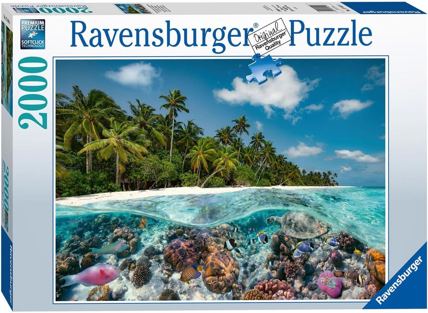 Ravensburger Puzzle 17441 Ein Tauchgang auf den Malediven – 2000-teiliges Puzzle für Erwachsene und Kinder ab 14 Jahren Puzzle Naty Shop Standardtitel