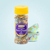 Günthart Dino-Set, 55 Gramm + 50 Cupcake-Förmchen aus Papier Sprinkles Naty Shop